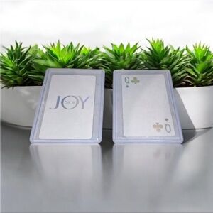 Dior Joy Queen of Clubs Playing Card with Blue Accents